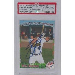 Signed Eric Hosmer 2009 Minor League Rookie Card Kansas City Royals Encapsultate